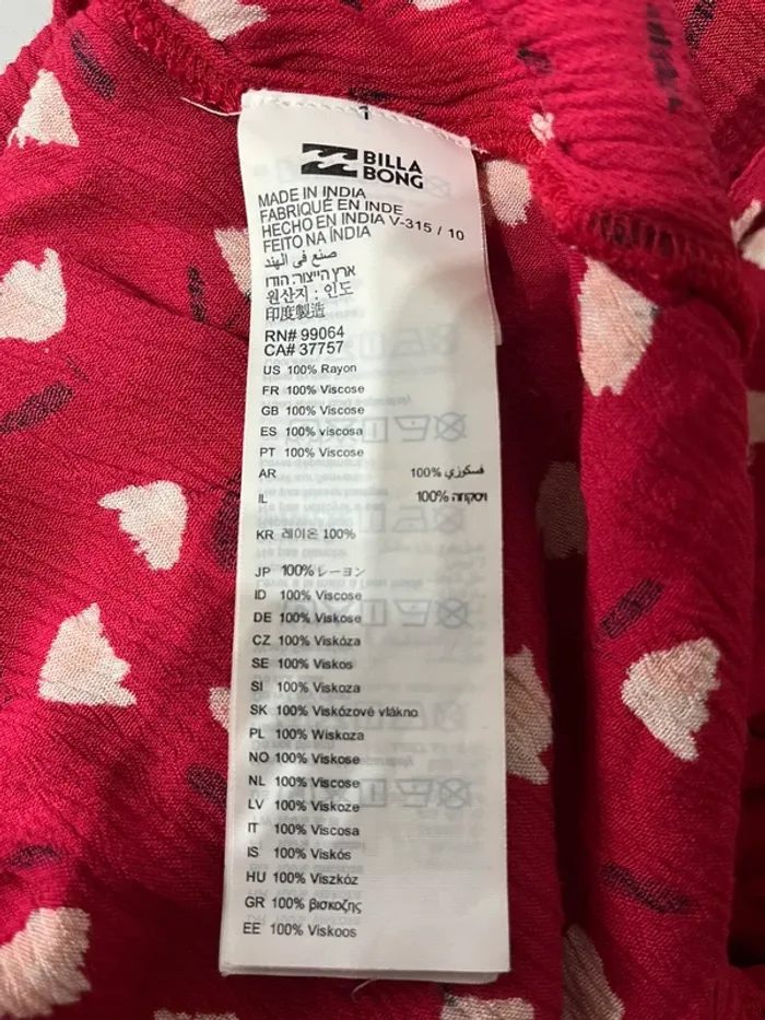 Robe rose BillaBong à nouer - photo numéro 4