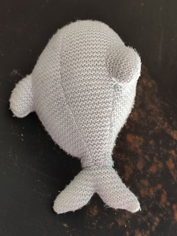 Peluche Baleine Bleue Mignonne et Douce - photo numéro 4