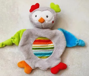 Doudou plat Hibou - Baby Club