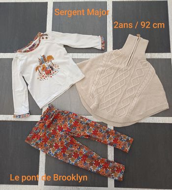 Ensemble Sergent Major 2 ans / 92 cm – Collection Le pont de Brooklyn