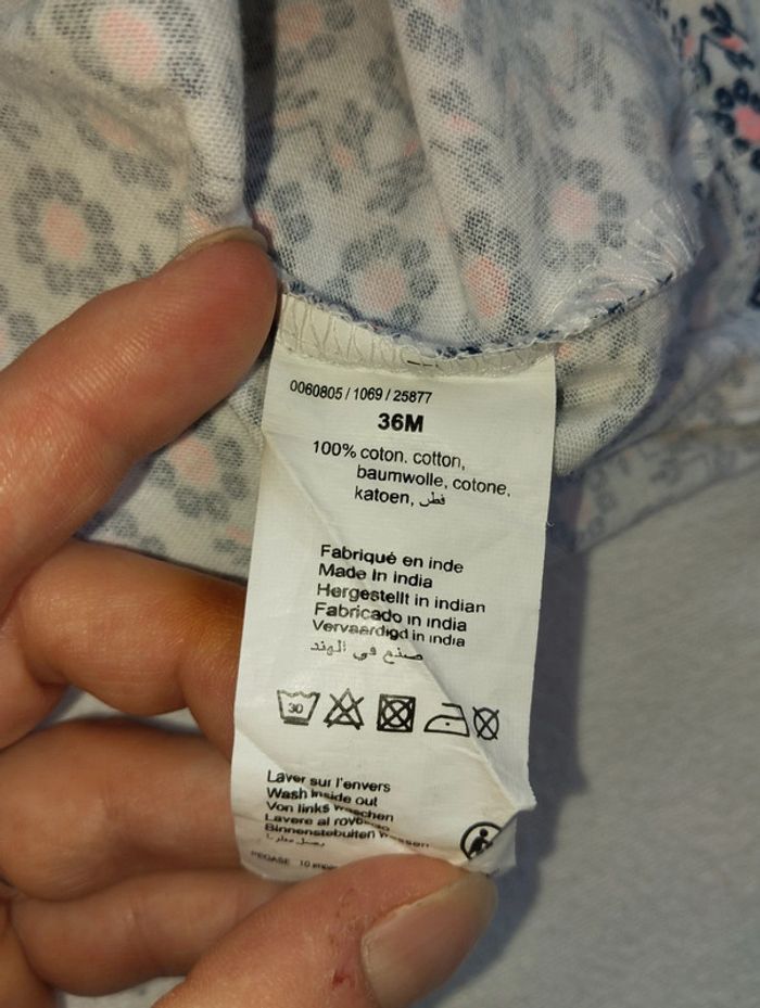 T-shirt manches courtes fille 36 mois Creeks motifs géométriques - photo numéro 8