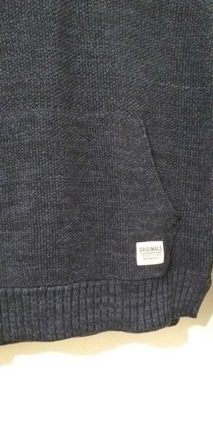 Pull garçon à capuche H&M bleu marine taille 12 /14 ans - photo numéro 6