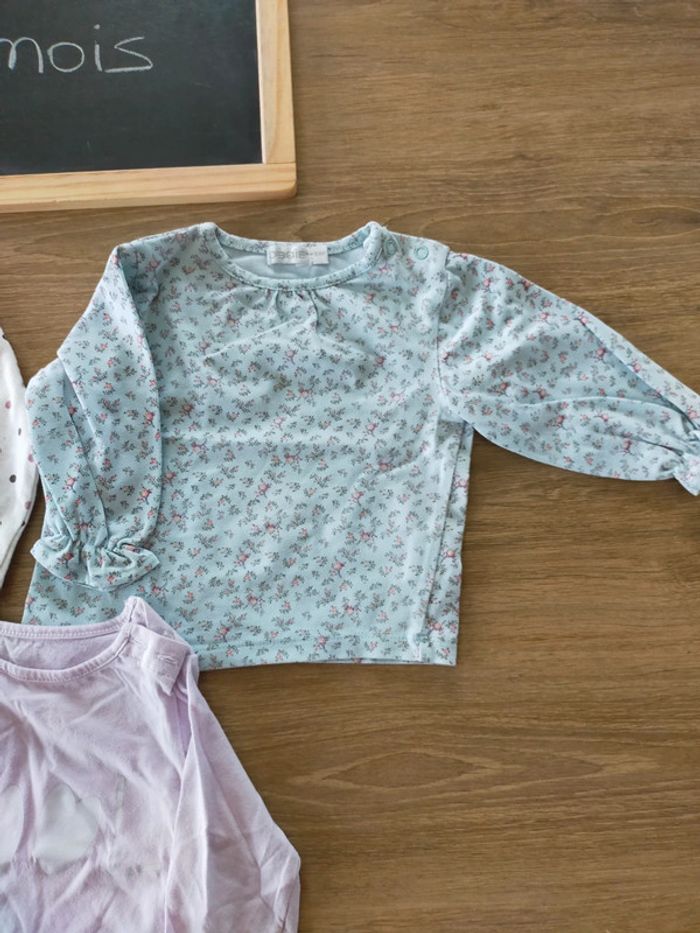 Tshirt fille taille 6mois - photo numéro 3