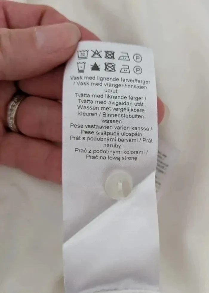 Robe d'été blanche avec dentelle - ICHI - taille 34 - photo numéro 6