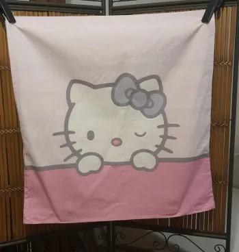 Taie d'oreiller "Hello Kitty"
