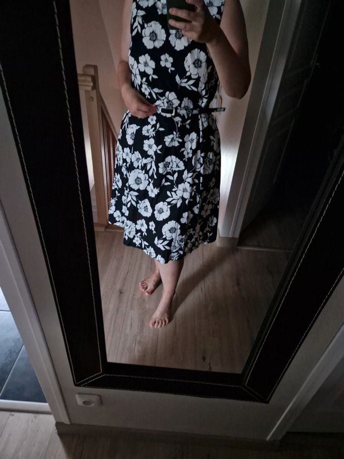 Robe lin bhs taille 46 - photo numéro 4