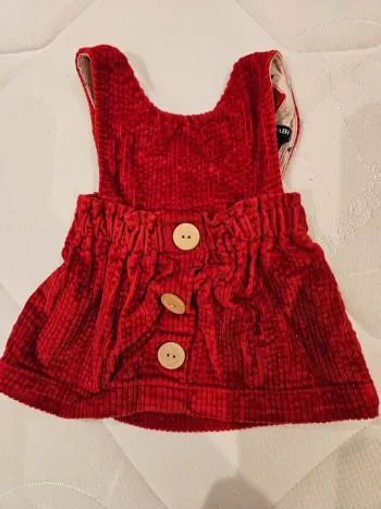 Robe rouge type velours