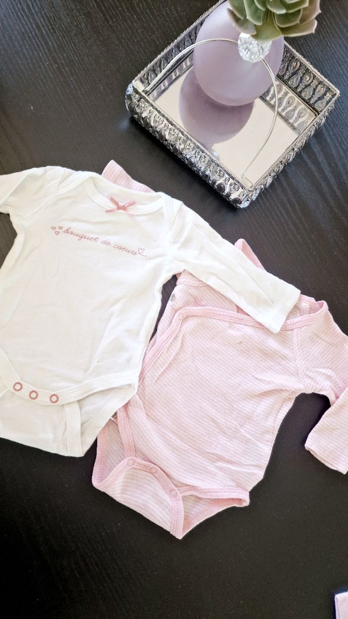 Bodys bébé 1 mois