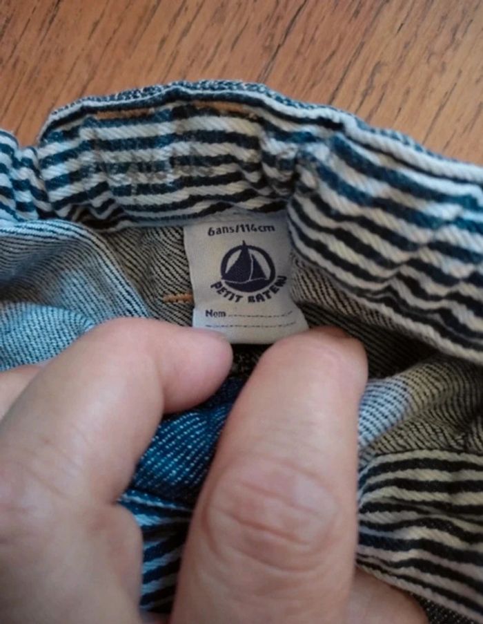 🌺Magnifique Jupe en jean Petit Bateau 6 ans🌺 - photo numéro 2