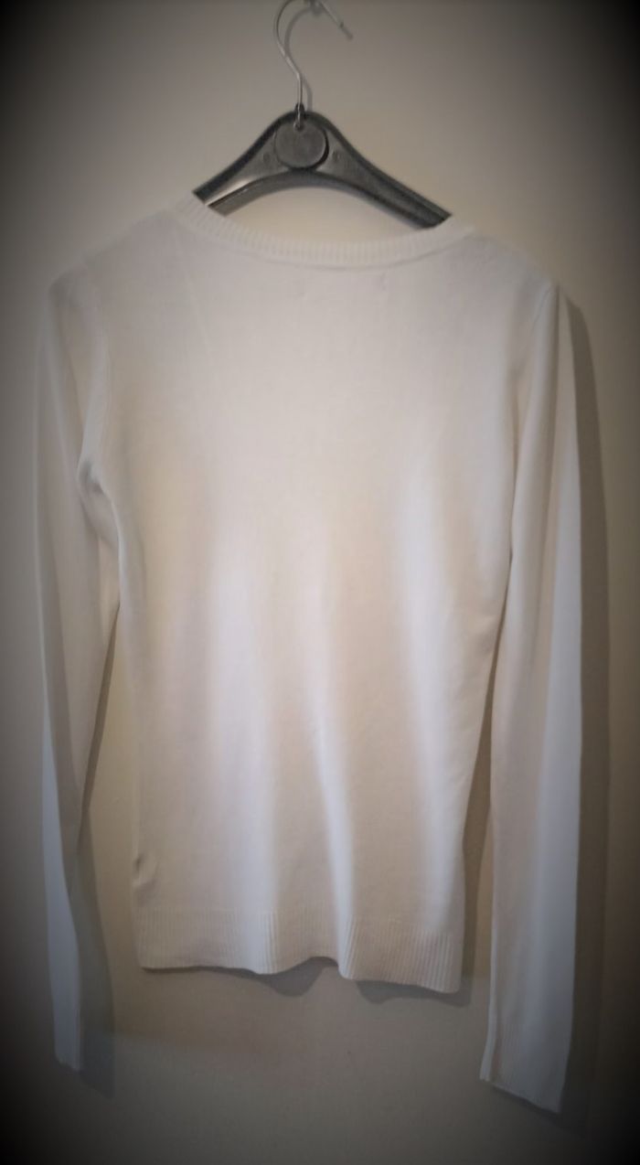 Pull Col V Argyle Élégant - Liesel by Lei - photo numéro 7