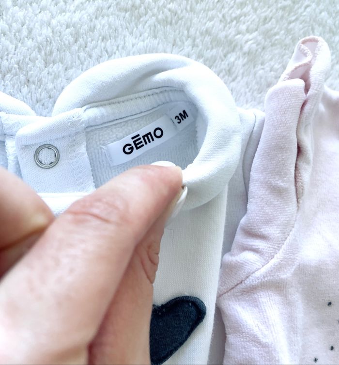 lots de 3 pyjama velours « Gémo  » T3 mois - photo numéro 2