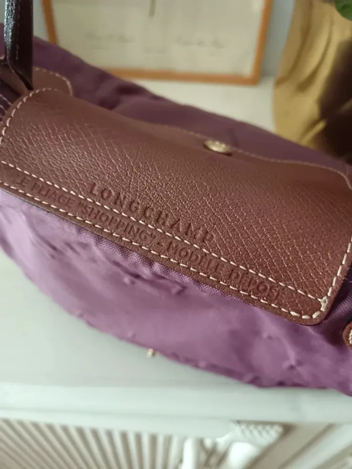 Pliage Longchamp violet taille M - photo numéro 6