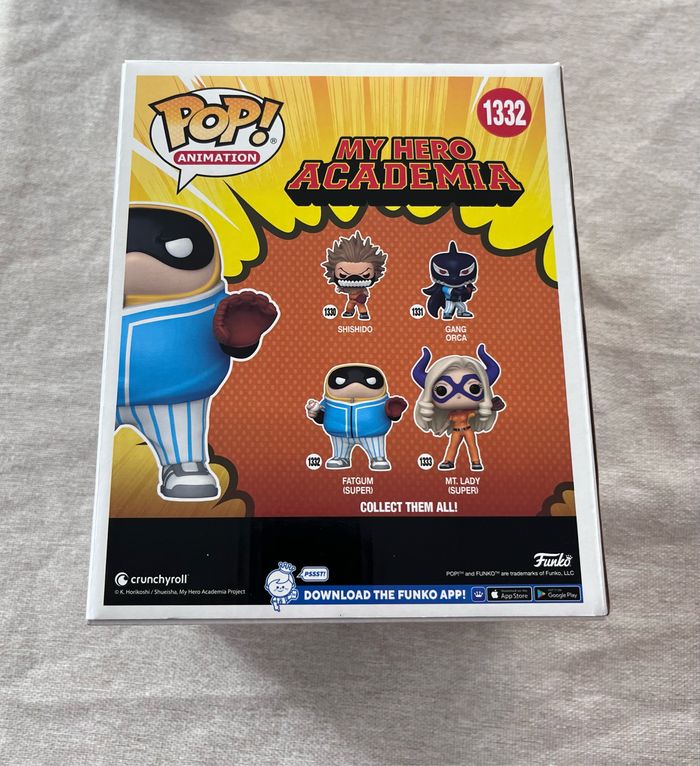Funko pop my hero academia fatgum 1332 - photo numéro 2
