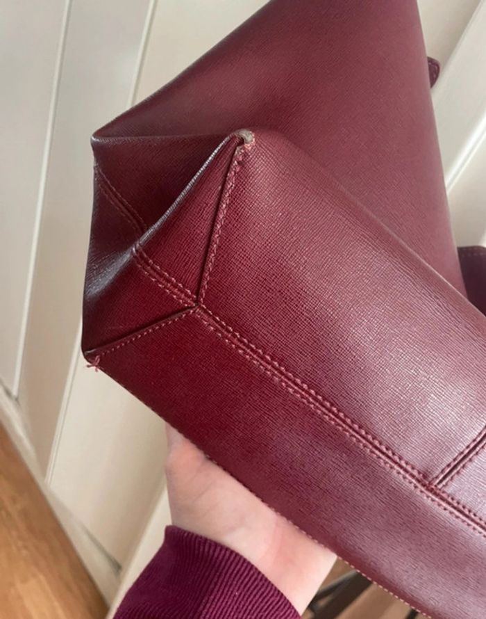 Sac/ sac bandoulière en croûte de cuir Sequoïa - photo numéro 8
