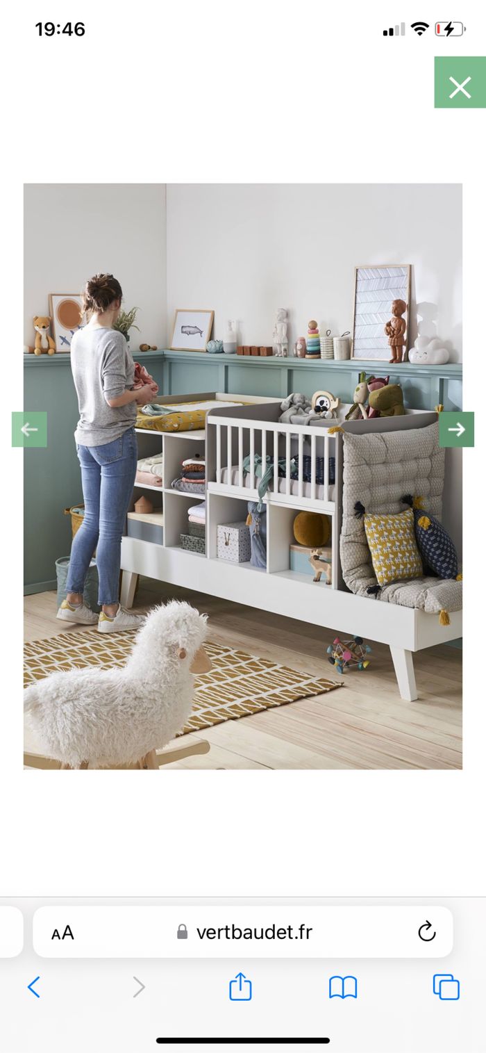 Lit berceau évolutif Vertbaudet - photo numéro 4