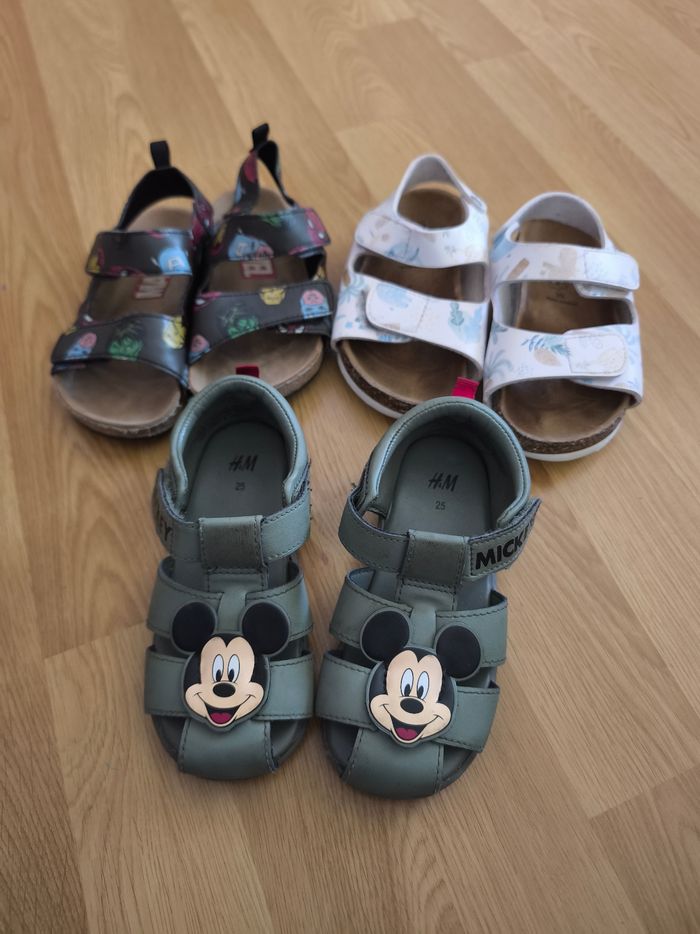 Lot de 3 paires de sandales