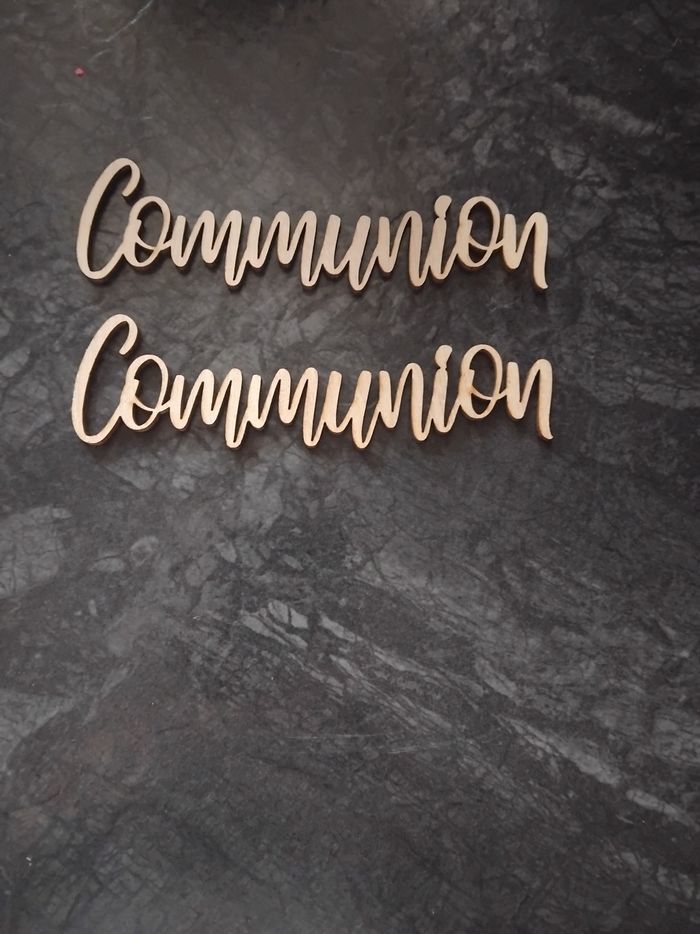 Décoration de table duo communion