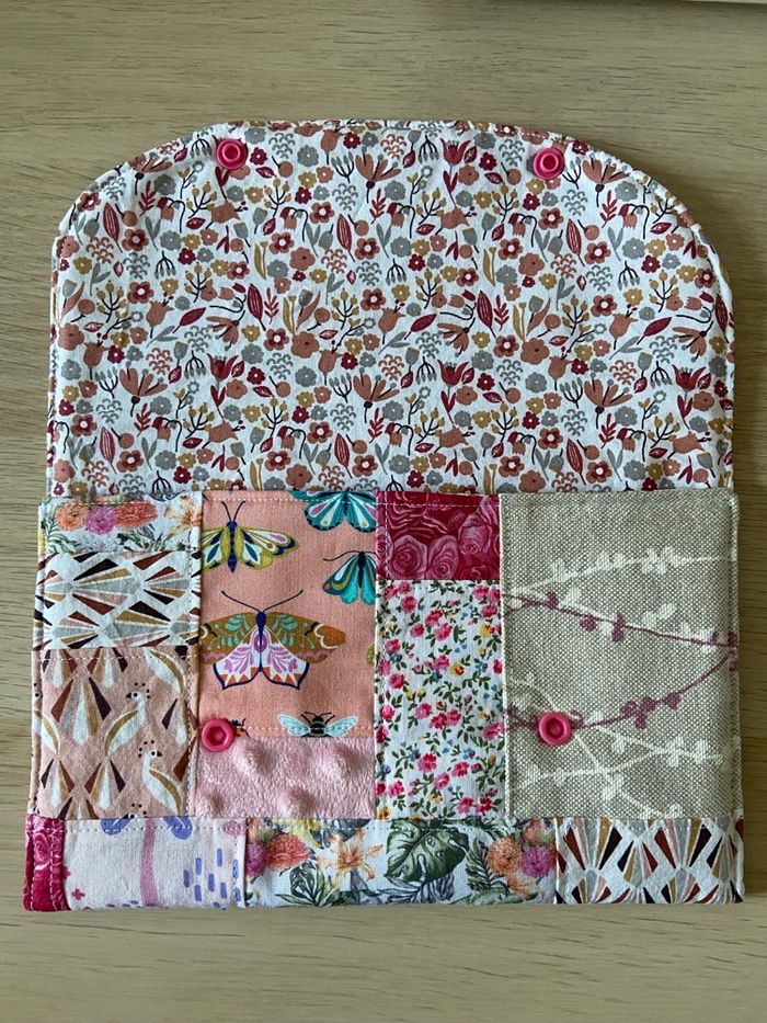 Pochette Patchwork rose - photo numéro 2