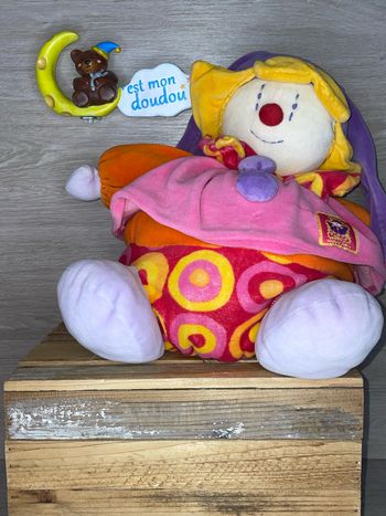 MR334 doudou clown 🤡 moulin Roty