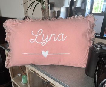 Coussin avec le prénom