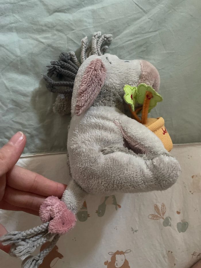 Peluche bourriquet gris clair - photo numéro 3