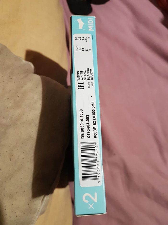 Culottes playtex midi 52 blanches - photo numéro 4