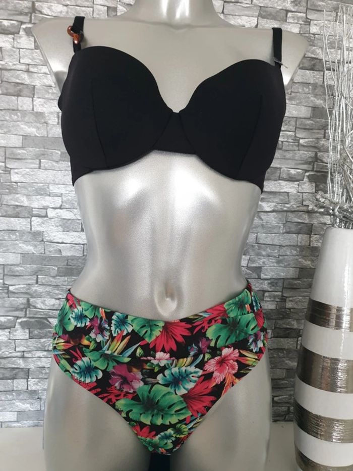 Maillot de bain noir dépareillé T44/95B