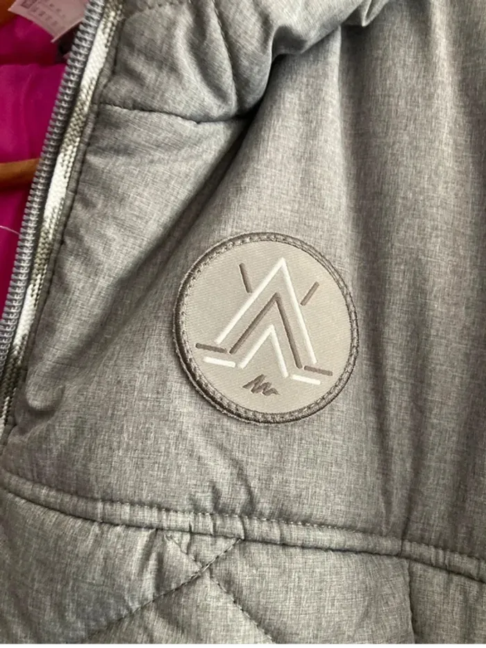 Manteau gris chaud Quechua - photo numéro 3