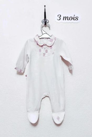Pyjama Obaïbi bébé fille taille 3 mois