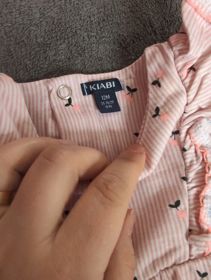 Robe 12 mois cerise - photo numéro 2