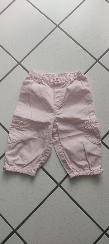 Pantalon 12 mois rose