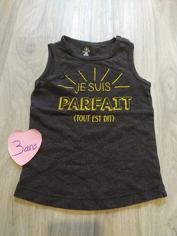 débardeur 3 ans