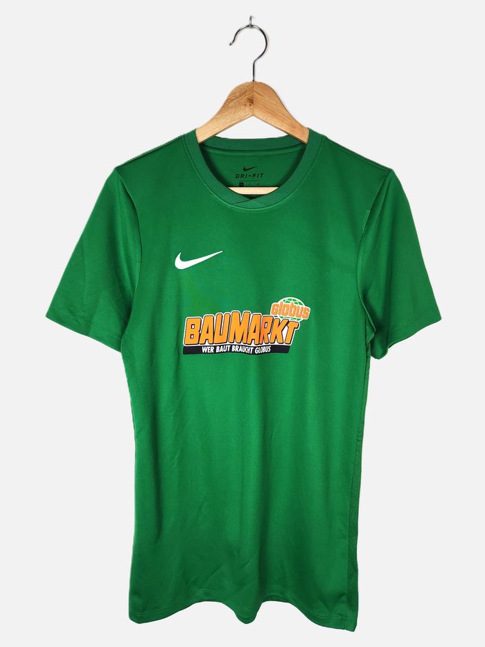 Maillot Nike Vert Manches Courtes - Taille S - Floqué Globus Baumarkt