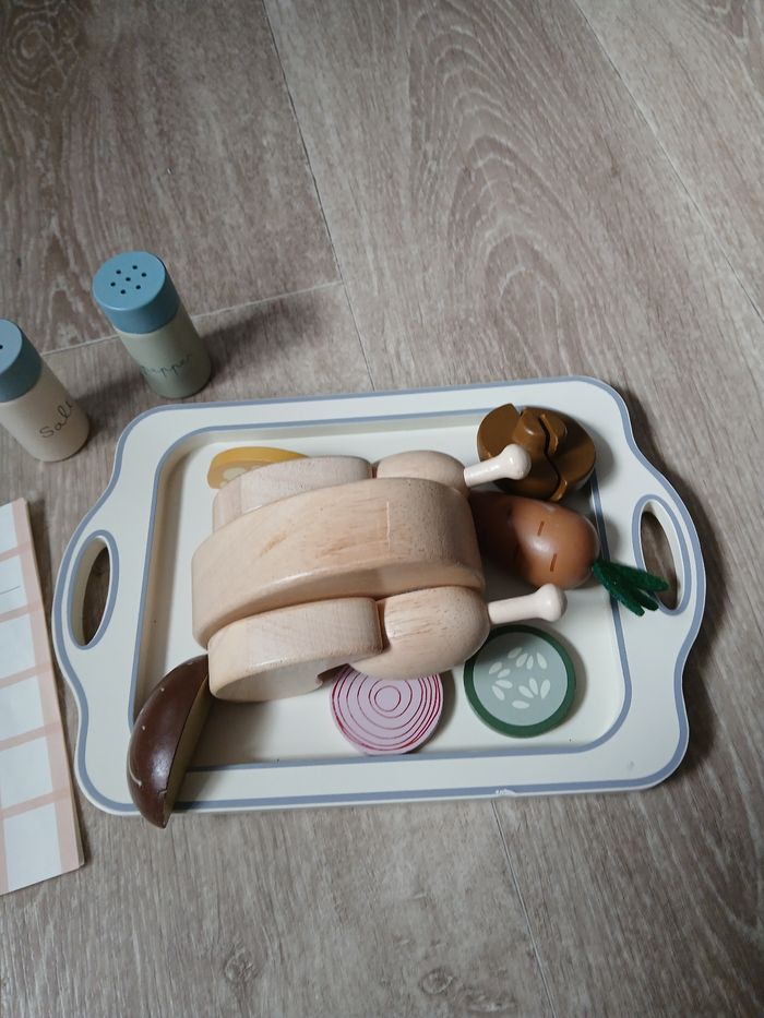 Jouet dînette poulet rôti Zara home en bois - photo numéro 6