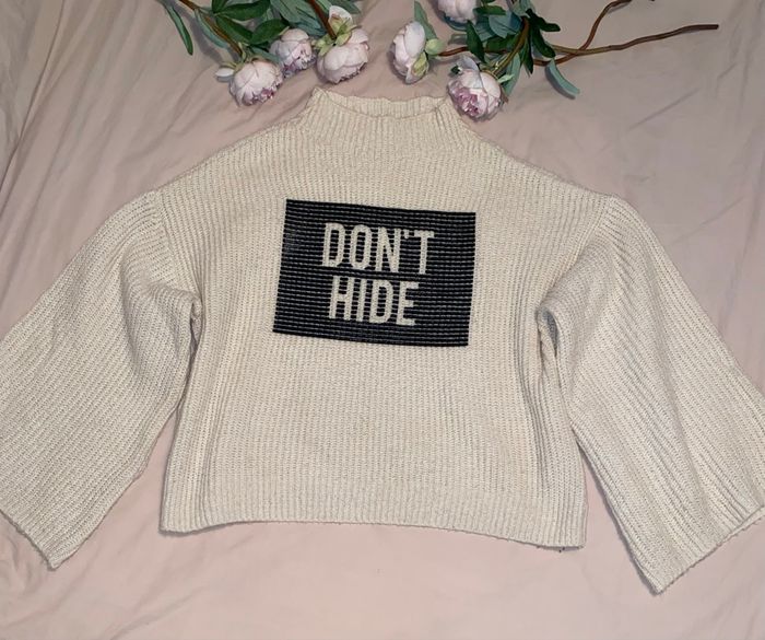 Pull épais d’hiver , manches larges , tres bon état , taille 40 - photo numéro 3
