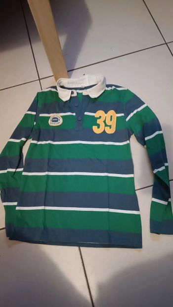 T-shirt col polo 10 ans