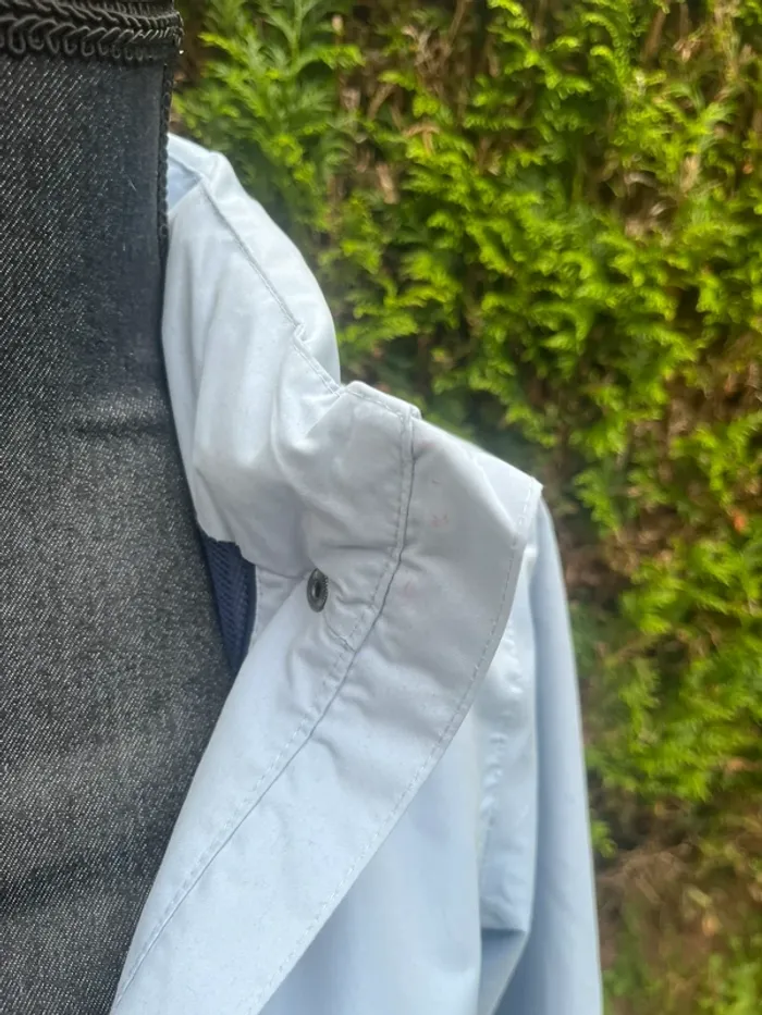 Parka bleu ciel Bermudes - taille 34 - photo numéro 5
