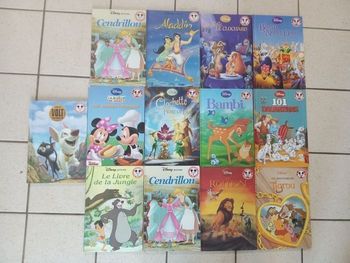 Livres Mickey club du livre, Disney, roman enfant livre jungle, cendrillon, fee clochette, volt, , roi lion, bambi, Balou, dalmatien, Winnie l'ourson, etc...