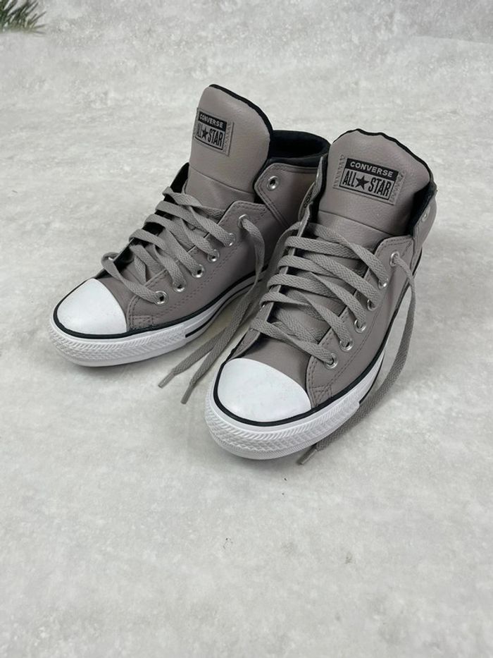 Converse Cuir synthétique grises modèle USA