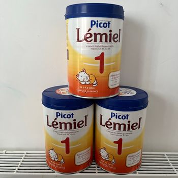 Lot 3 Lémiel bébés gourmands Picot 0-6 mois