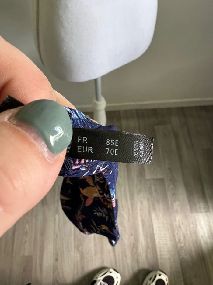 Haut de maillot de bain rouge gorge - photo numéro 5