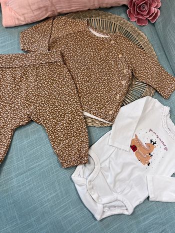 Ensemble 2-4 mois 62 cm h&m