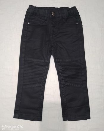 Kiabi pantalon noir Skinny fit huilé noir