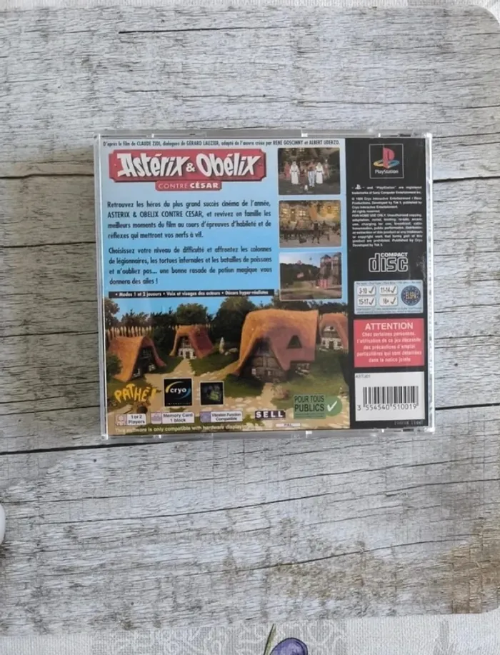 Astérix contre César – PS1 PAL – Complet - photo numéro 3