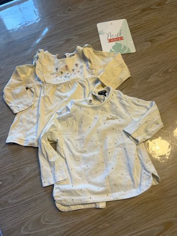 Lot de 2 tee shirt manches longues