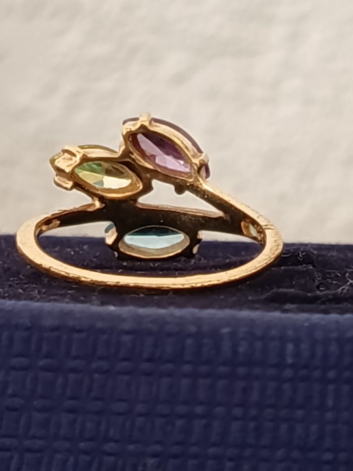 Bague plaqué or. - photo numéro 5