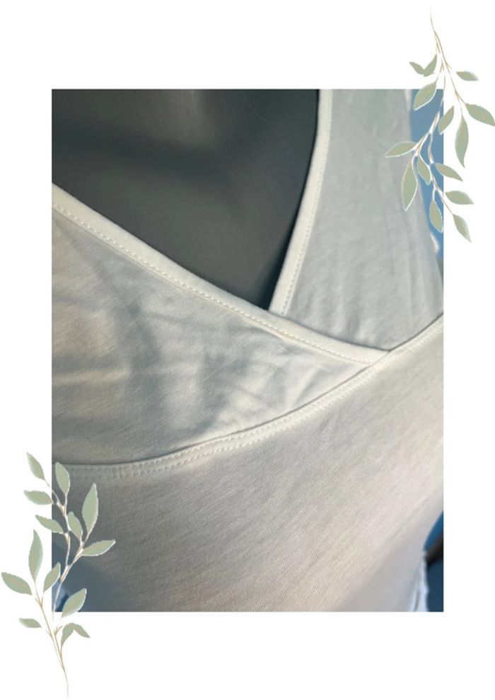 Tunique/Robe très courte Blanche – Cop Copine 👗 - photo numéro 5