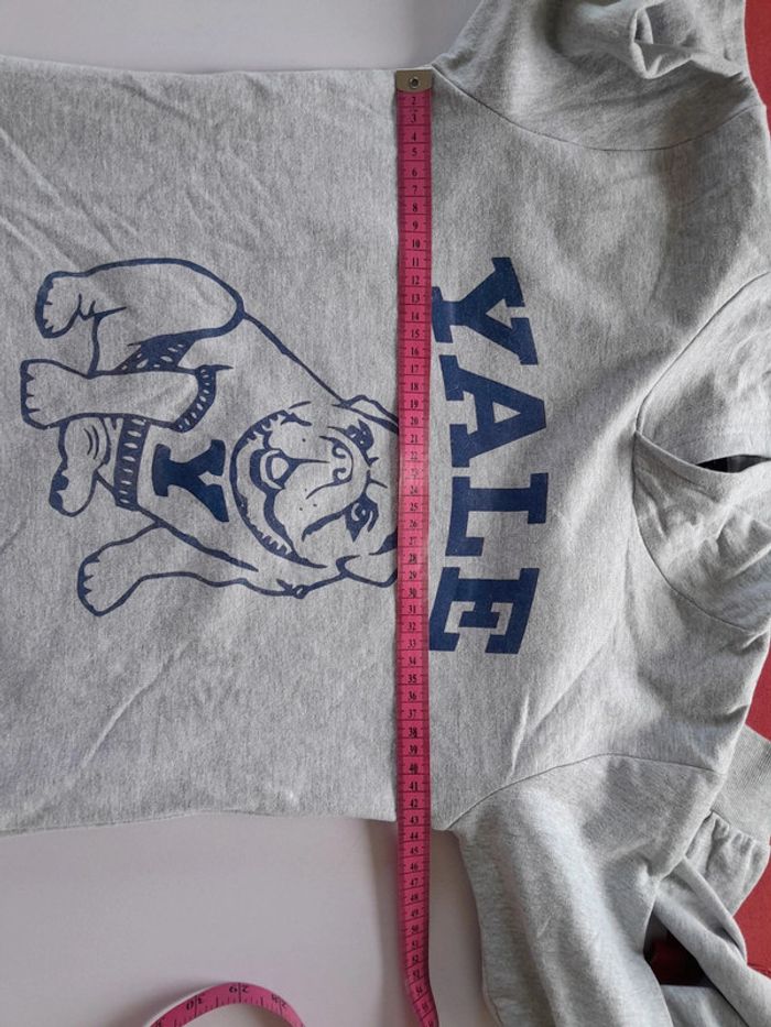 Sweat capuche Yale neuf sans etiquette - photo numéro 6