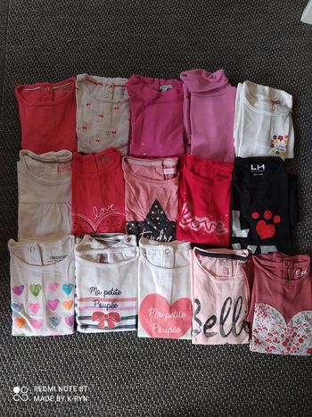 Lot tee-shirts 2 ans