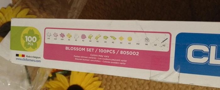 coffret Clicformers 805002 Blossom - 100 pièces - photo numéro 4